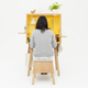 Illustration for article titled This Cute Cubicle is the Ultimate Home Office